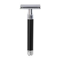 Edwin Jagger Black Long Handle DE Razor