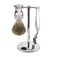 edwin jagger chrome 3 piece shaving set