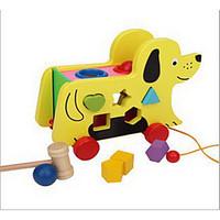 Educational Toy Pegged Puzzles For Gift Building Blocks Dog Wood 2 to 4 Years 5 to 7 Years Toys