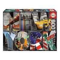 educa usa new york city collage 1000pcs jigsaw puzzle 16288