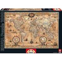 educa puzzle 1000 antique world map