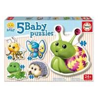 educa baby early learning my forest animals jigsaw puzzles 5 piece set ...