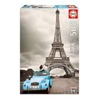 educa france pariss eiffel tower coloured black white 500pcs jigsaw pu ...