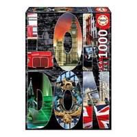 Educa England: London City Collage 1000pcs Jigsaw Puzzle (16786)