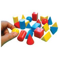 Ed Tech Small Solid Shapes - Pack of 96