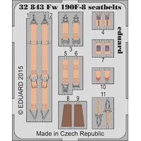 Eduard Photoetch 1:32 - Fw 190f-8 Seatbelts (rv04869) - (edp32843)