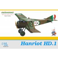 eduard plastic kits 8412 model aeroplane hanriot hd1 late weekend