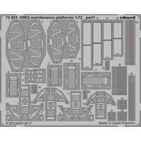 Eduard Photoetch 1:72 - H8k2 Emily Maintenance Platforms Hasegawa Kit