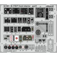 Eduard Photoetch 1:32 B-17e/f Front Interior Hk Model Kit