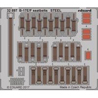 Eduard Photoetch 1:32 B-17e/f Steel Seatbelts Hk Model Kit