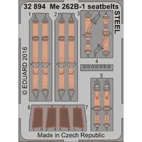 eduard photoetch 132 me262b 1 steel seatbelts revell kit