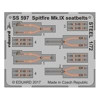 eduard photoetch zoom 172 spitfire mkix seatbelts steel kit
