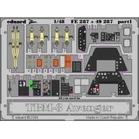 eduard photoetch zoom 148 tbm 3 accurate miniatures kit