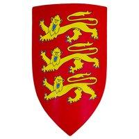 Edward Painted Shield (3 Lions)