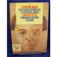 Edinburgh International Festival 1983 Complete Programme Guide