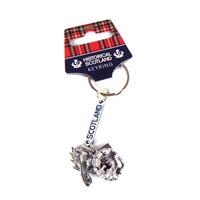 Edinburgh Castle & Thistle Keyring