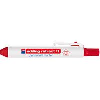 Edding 4-11002 Retract Marker Pen 11 Red