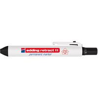 Edding 4-11001 Retract Marker Pen 11 Black