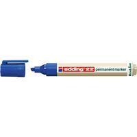 Edding 4-22003 EcoLine Chisel Tip Permanent Marker 22 Blue