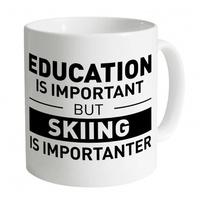 education skiing mug