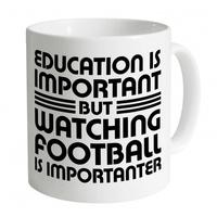 education football mug