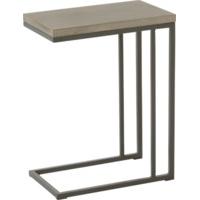 Edson side table, cement and metal