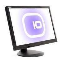 Edge10 EB190h (19 inch) Full HD LED Monitor with Height Adjustable Stand 20000:1 300cd/m2 1440x900 5ms DVI Black Bezel)