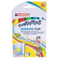 edding 4 16 5 16 funtastics window fun pack of 5