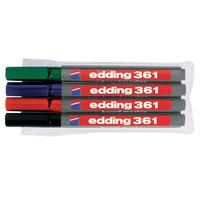 Edding 4-361-4 361 Board Marker Assorted 4 Pack
