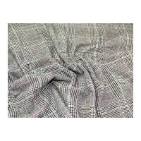 edinburgh large check tweed coat weight dress fabric