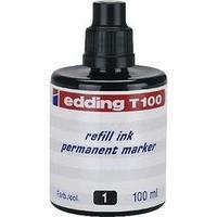 edding t25t100 black ink refill 100 ml edding