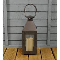 Edison Flicker Flame Candle Lantern by Gardman