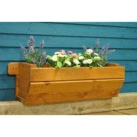 Eden Wooden Window Box Planter (60cm) by Tom Chambers