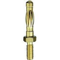 Edge connector (pins) Plug, straight Pin diameter: 4 mm Brass MultiContact SA403 1 pc(s)