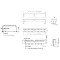 Edge connector (receptacle) LPV25S8 Total number of pins 8 No. of rows 2 econ connect 1 pc(s)