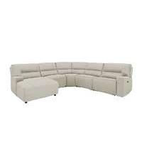 Eden Leather Recliner Corner Sof...