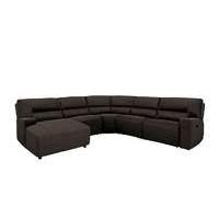 Eden Leather Recliner Corner Sof...