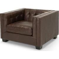Edward Armchair, Vintage Brown