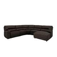 Eden Leather Recliner Corner Sof...