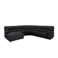 Eden Leather Recliner Corner Sof...