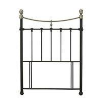 Edwardian II Black Headboard Double