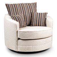 Eden Swivel Armchair Cream