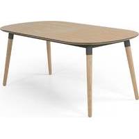 edelweiss extending dining table ash and grey