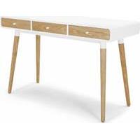 Edelweiss Desk, Ash and White