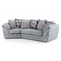 eden angled corner sofa grey left