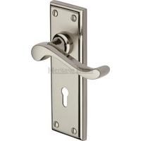 Edwardian Lever Lock (Set of 2) Finish: Mercury Split