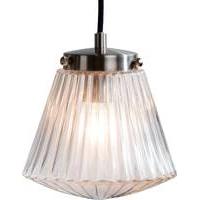 Edie Pendant Lamp, Brushed Steel