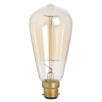 Edison Filament Teardrop Squirrel Cage Bulb