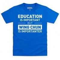 Education Wing Chun Kid\'s T Shirt