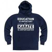 education karate hoodie